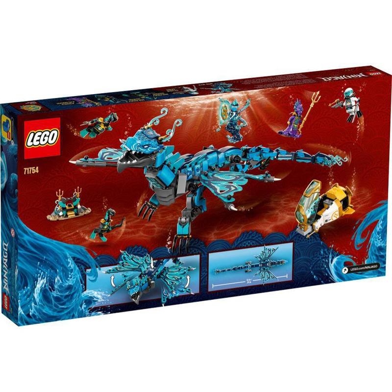 LEGO 71754 Ninjago - Dragão da Água - Brinquedos de Montar e